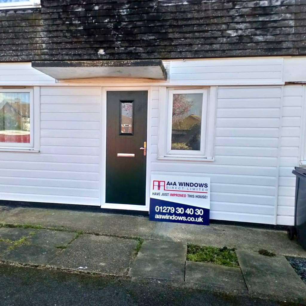 Before Cladding and Composite Door Installation Harlow