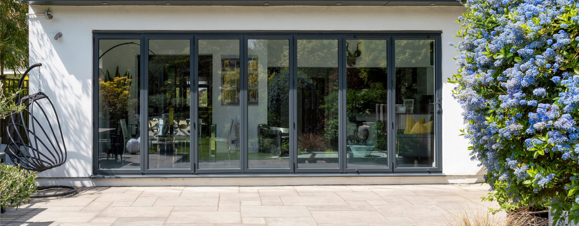 closed bifold doors