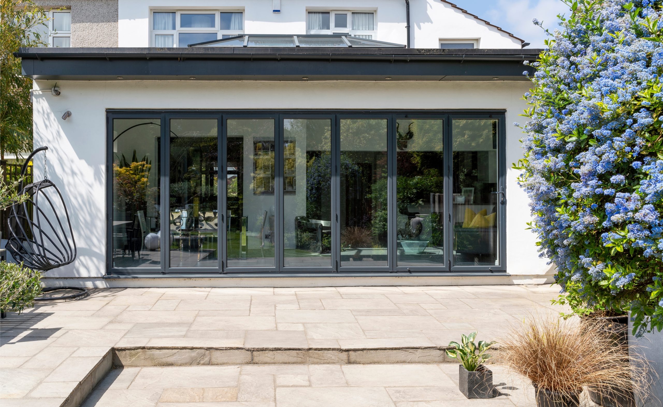 closed bifold doors